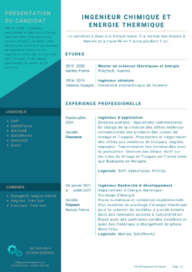 Ingénieur chimiste spécialisé en énergie thermique, engineer, engineering spanish, trabajo extranjero, recruitment agency in spain