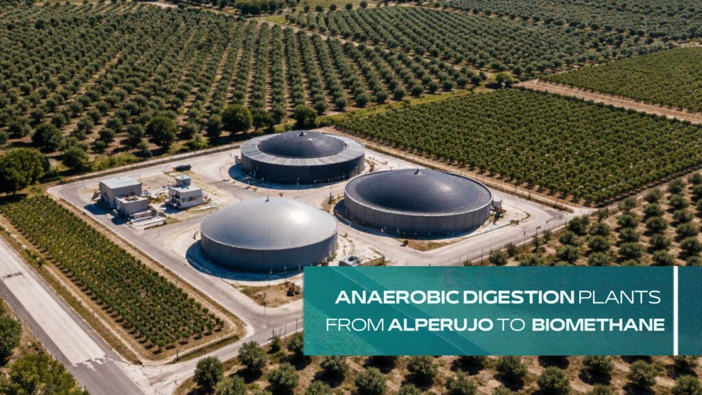 anaerobic digestion plant from alperujo to biomethane